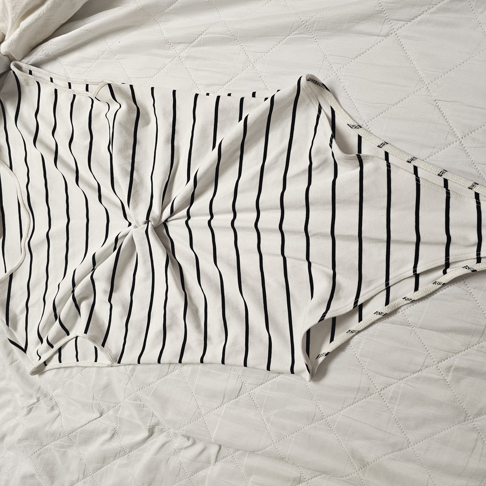 Zara Monochrome Striped Blouse